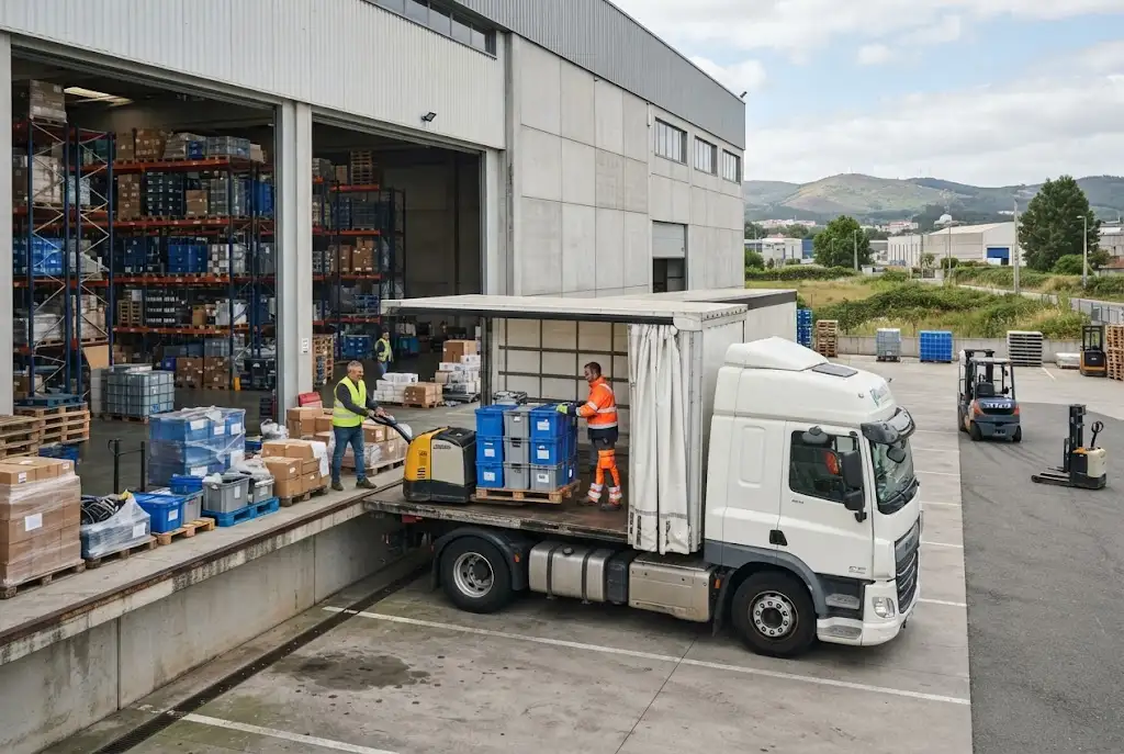 Logistica Vincios logistics storage and transportation facility in Spain